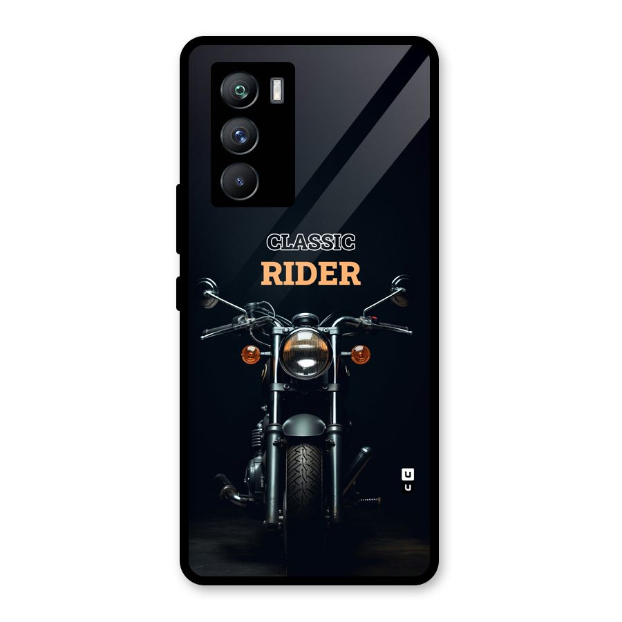 Classic RIder Glass Back Case for Vivo iQOO 9 SE