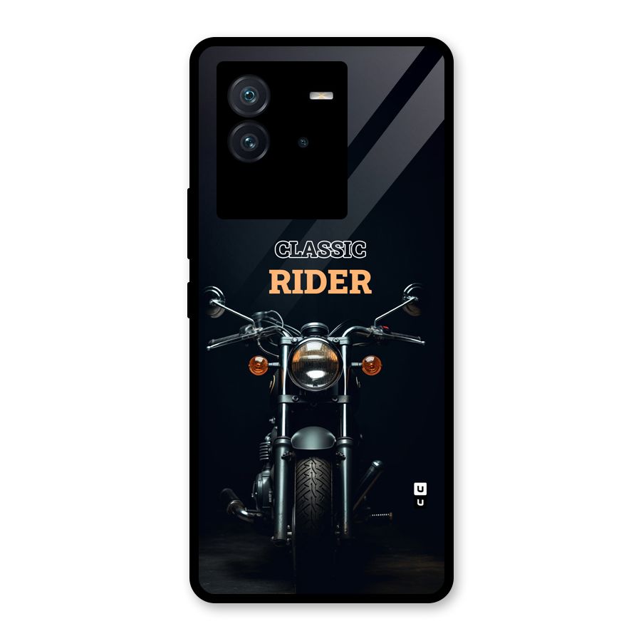 Classic RIder Glass Back Case for Vivo iQOO Neo 6 5G