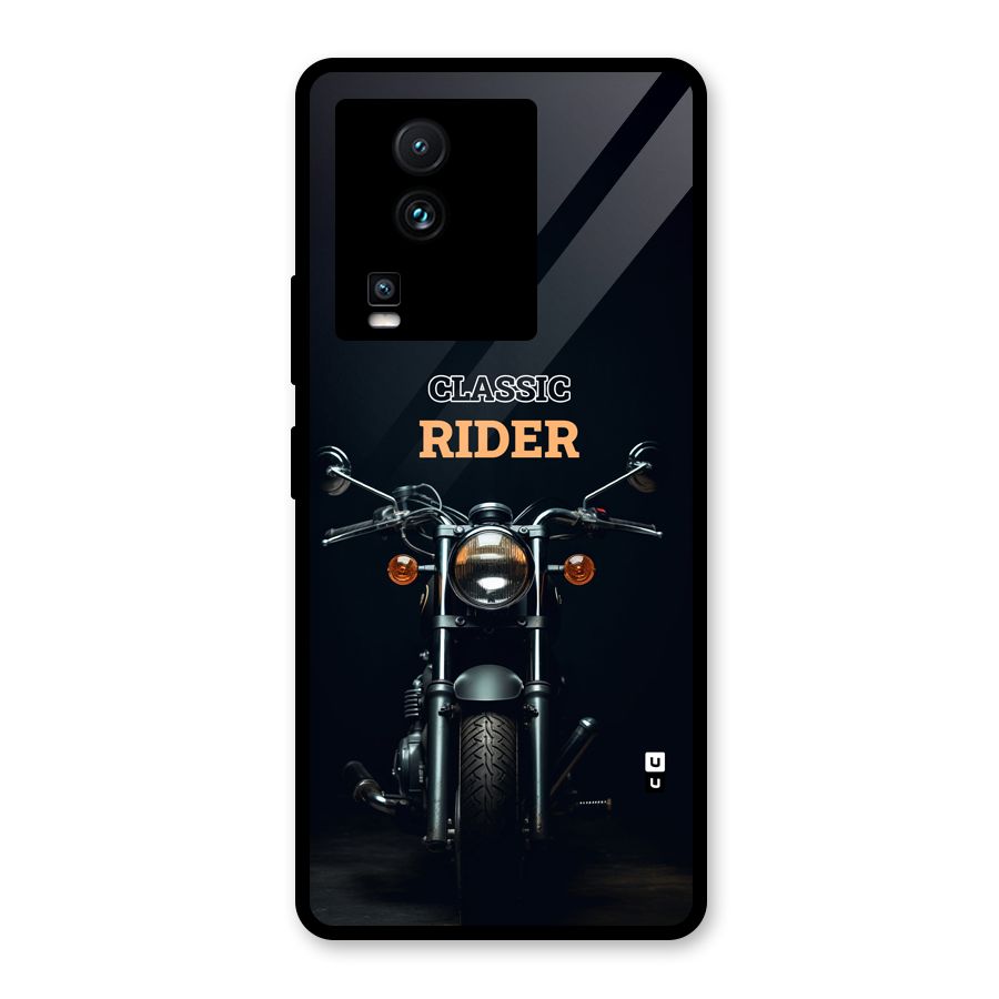Classic RIder Glass Back Case for Vivo iQOO Neo 7