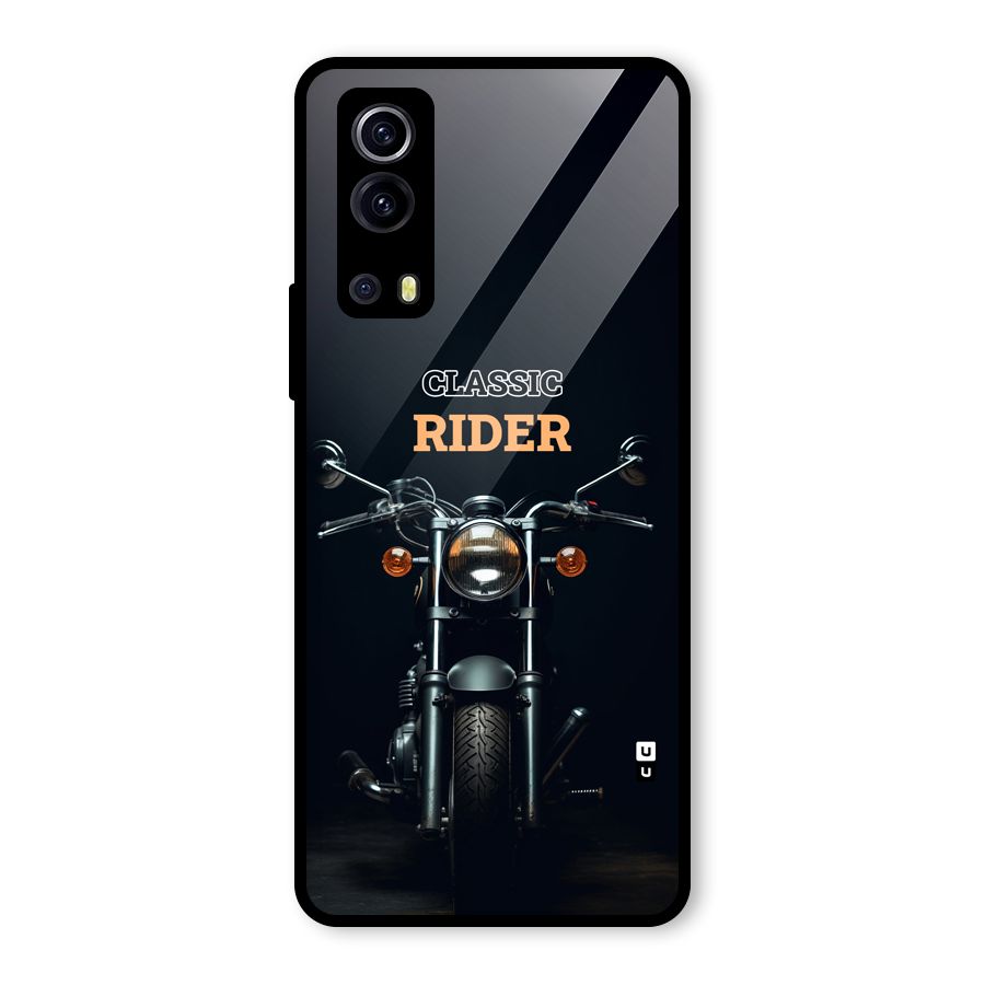 Classic RIder Glass Back Case for Vivo iQOO Z3