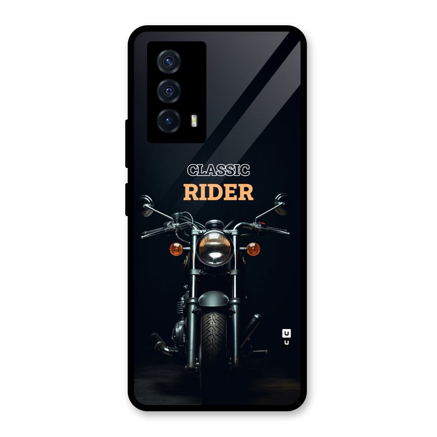 Classic RIder Glass Back Case for Vivo iQOO Z5