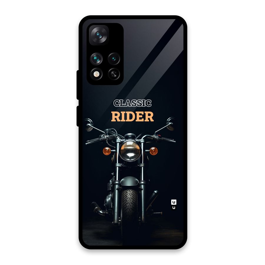 Classic RIder Glass Back Case for Xiaomi 11i 5G