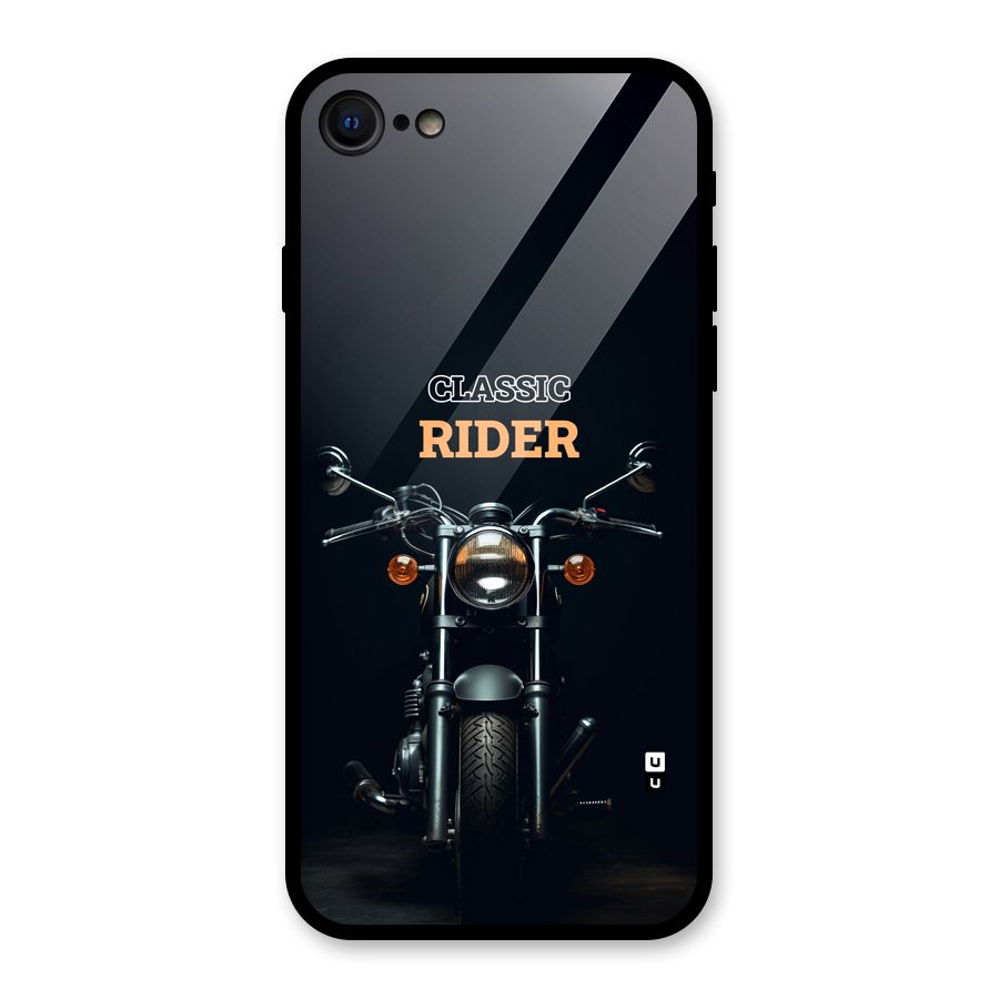 Classic RIder Glass Back Case for iPhone 7