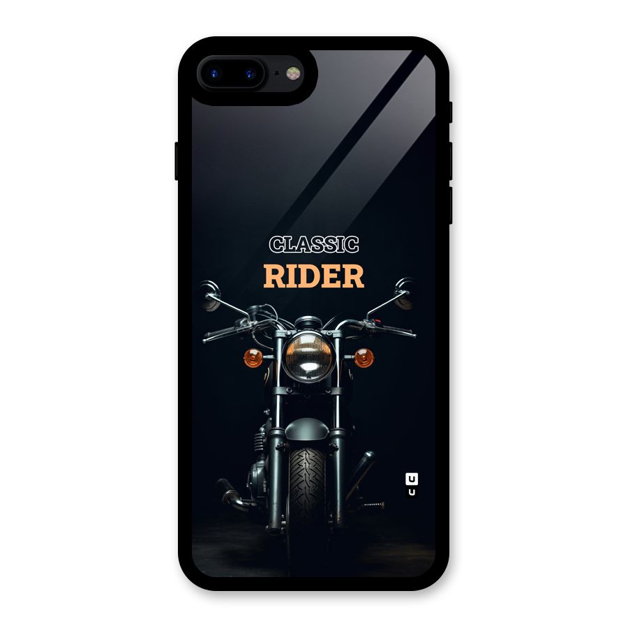 Classic RIder Glass Back Case for iPhone 7 Plus
