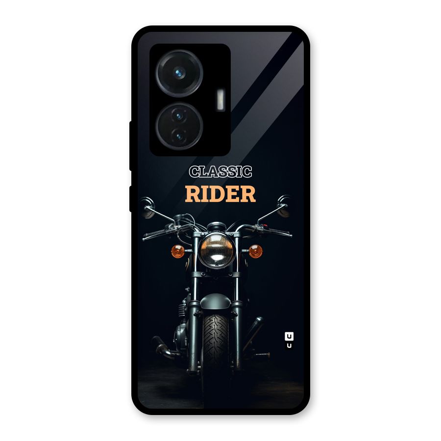 Classic RIder Glass Back Case for iQOO Z6 44W