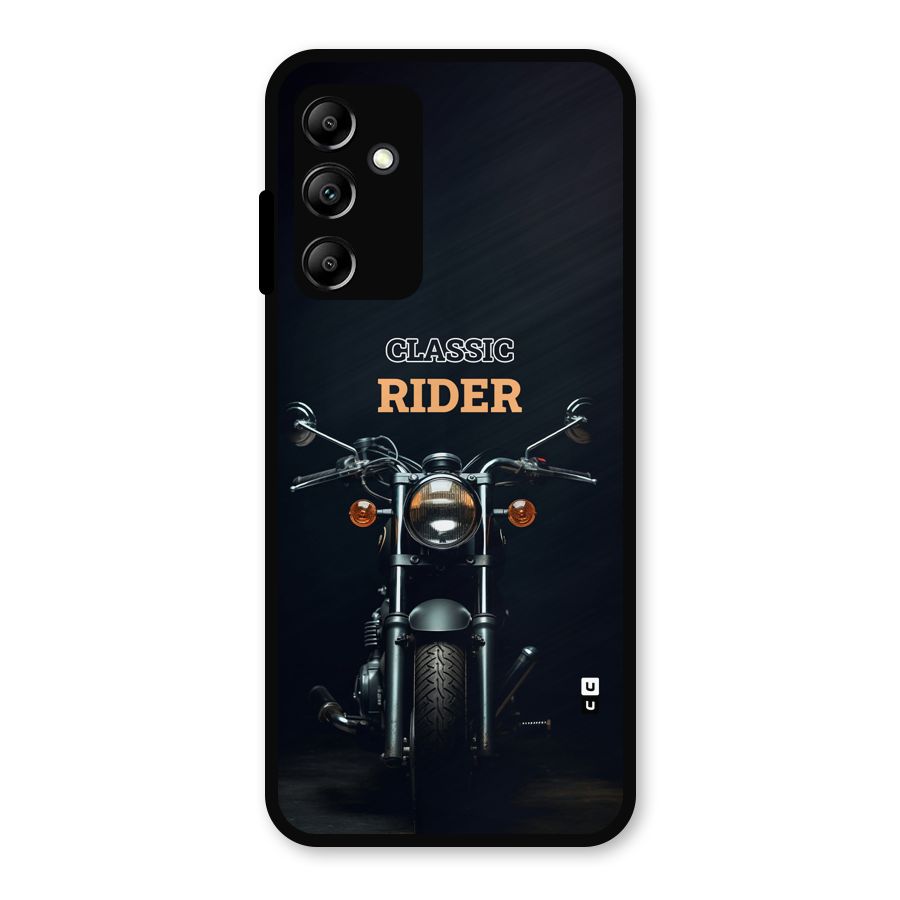 Classic RIder Metal Back Case for Galaxy A14 5G