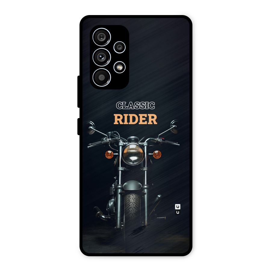 Classic RIder Metal Back Case for Galaxy A53 5G