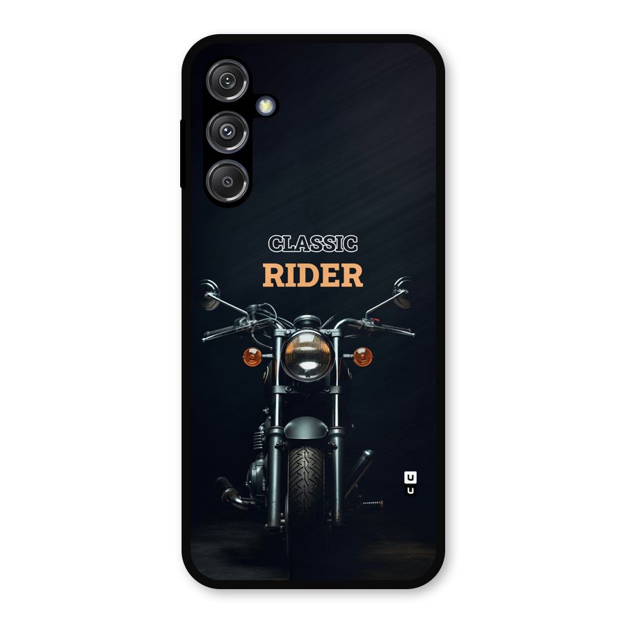 Classic RIder Metal Back Case for Galaxy M34 5G