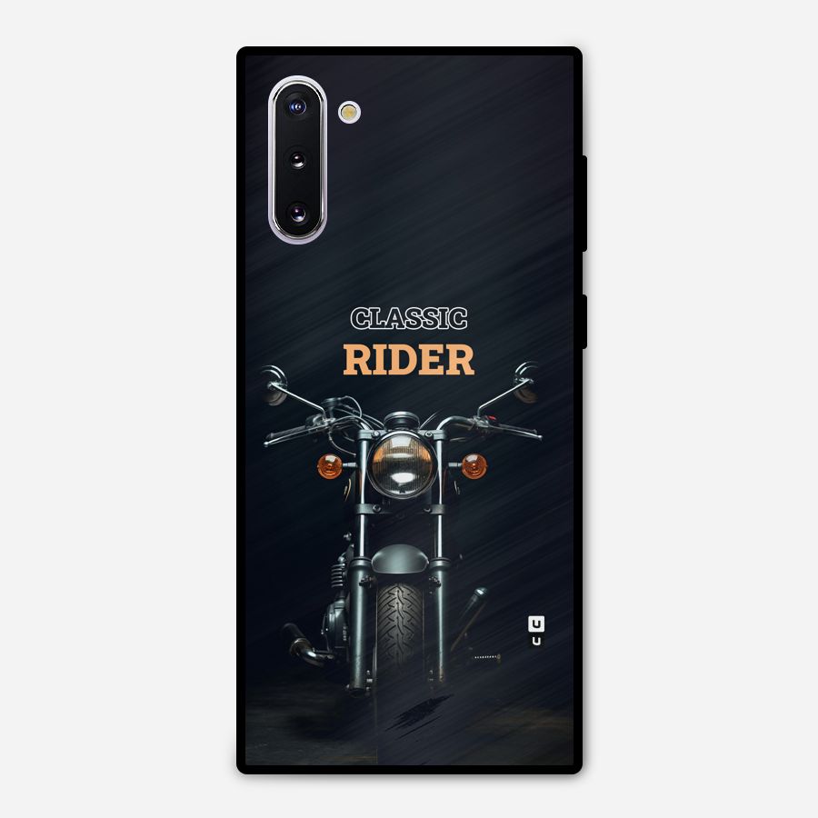 Classic RIder Metal Back Case for Galaxy Note 10