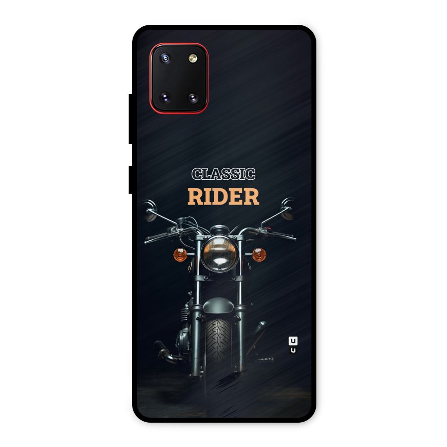 Classic RIder Metal Back Case for Galaxy Note 10 Lite
