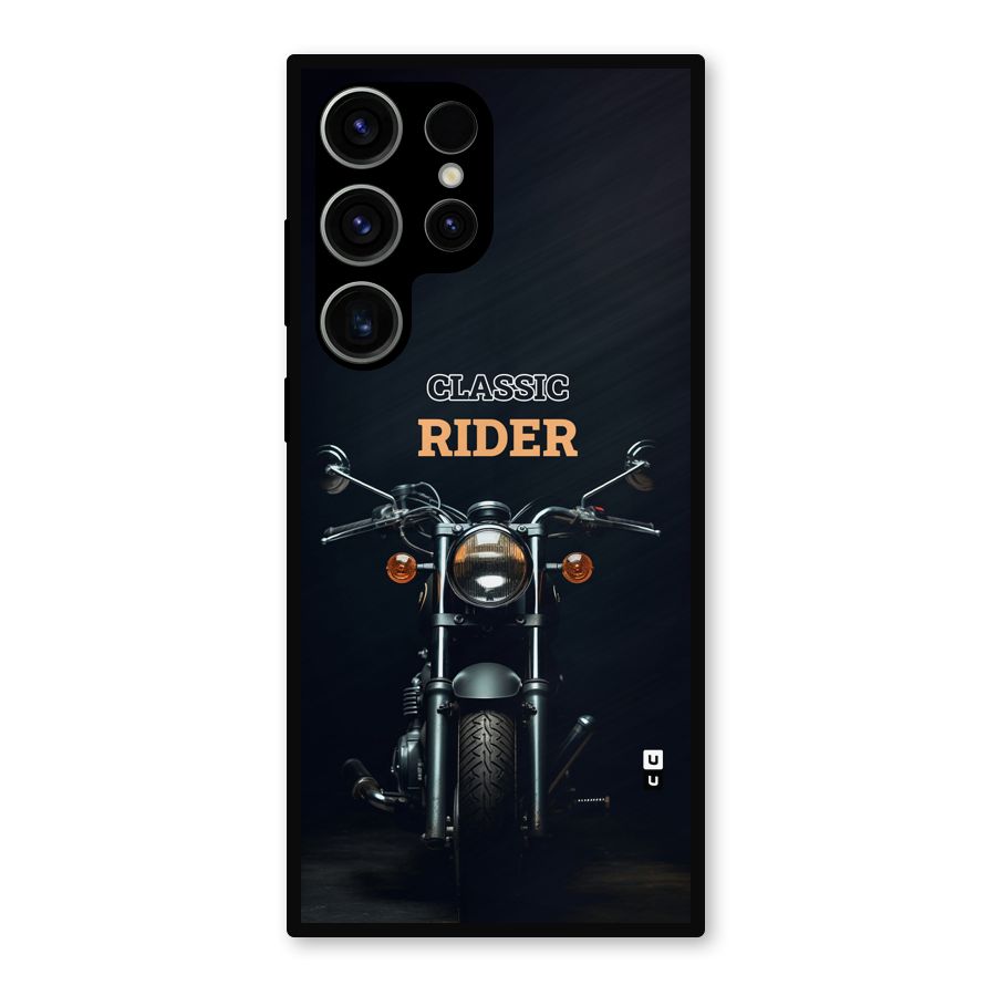 Classic RIder Metal Back Case for Galaxy S23 Ultra