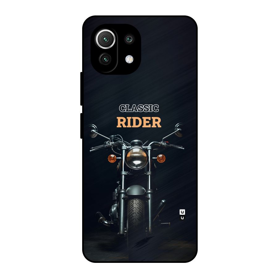 Classic RIder Metal Back Case for Mi 11 Lite
