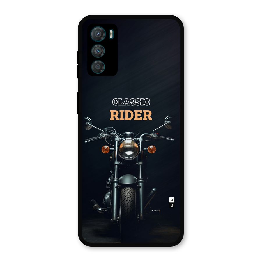 Classic RIder Metal Back Case for Moto G42