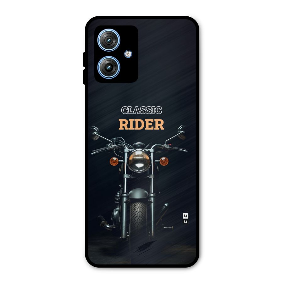 Classic RIder Metal Back Case for Moto G54