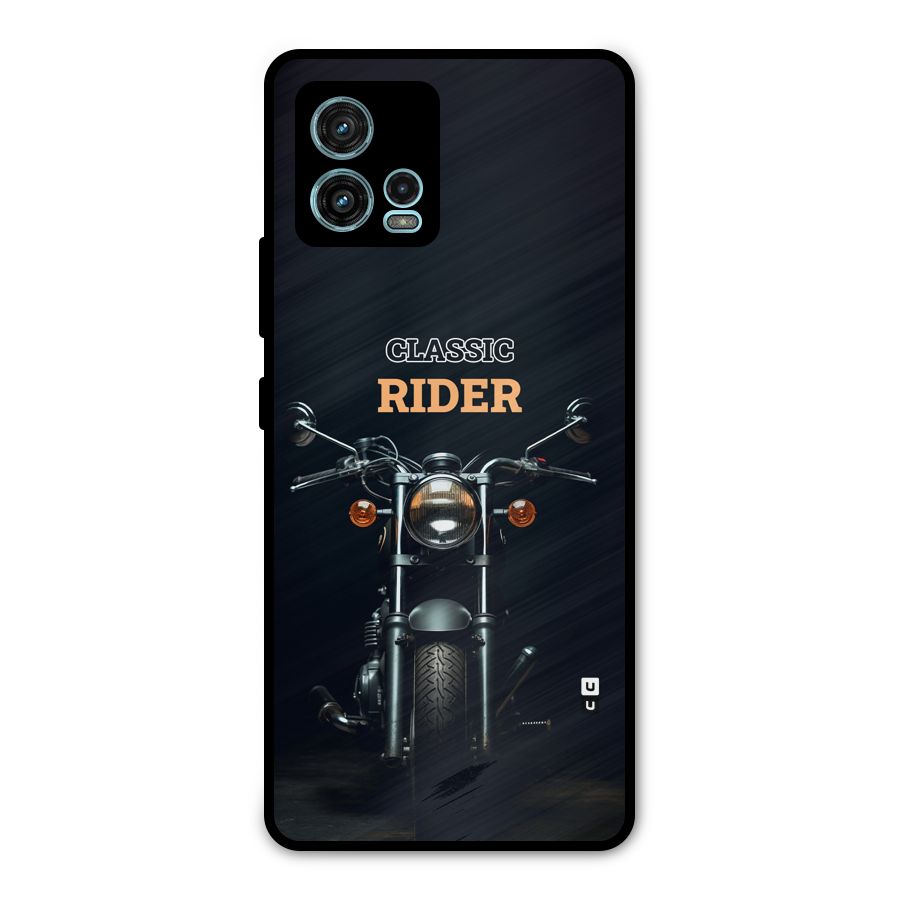 Classic RIder Metal Back Case for Moto G72