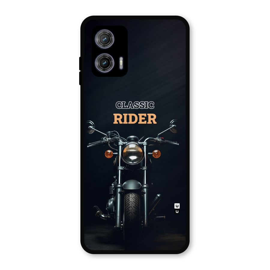 Classic RIder Metal Back Case for Moto G73