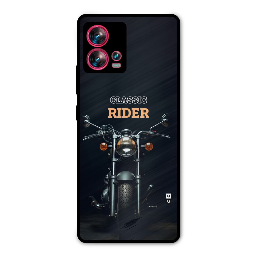 Classic RIder Metal Back Case for Motorola Edge 30 Fusion