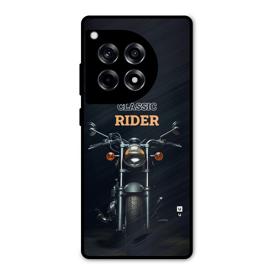 Classic RIder Metal Back Case for OnePlus 12R