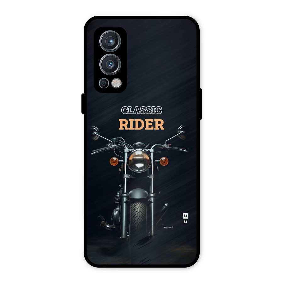 Classic RIder Metal Back Case for OnePlus Nord 2 5G