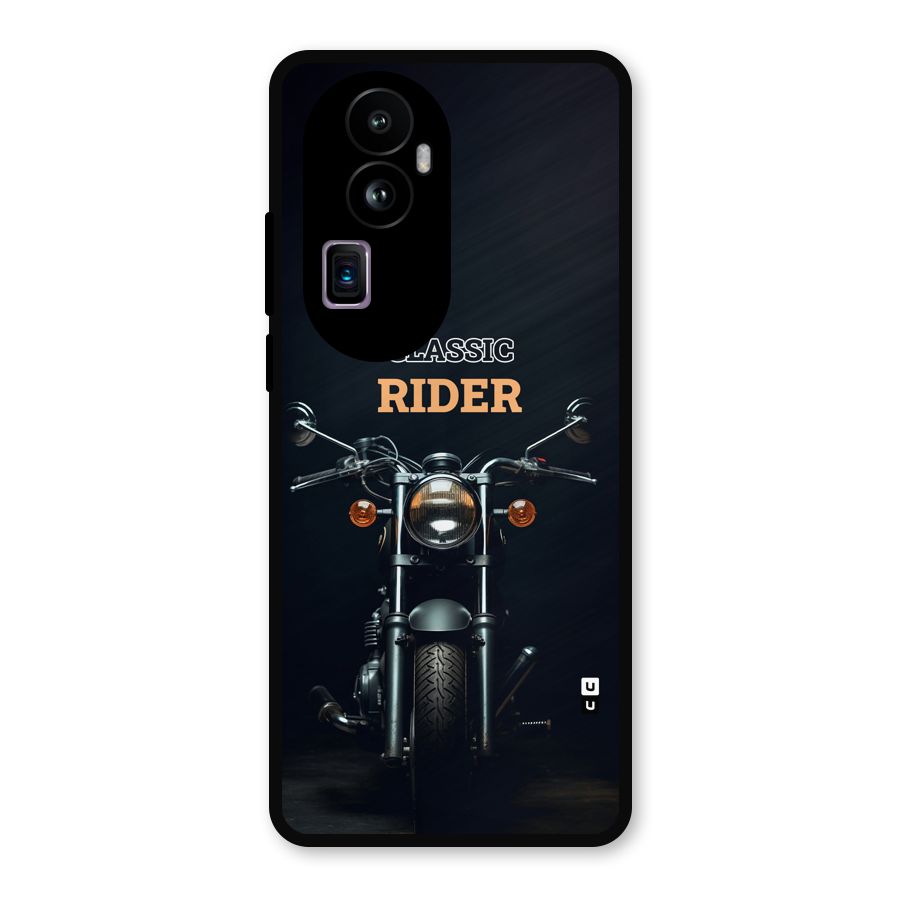 Classic RIder Metal Back Case for Oppo Reno10 Pro Plus