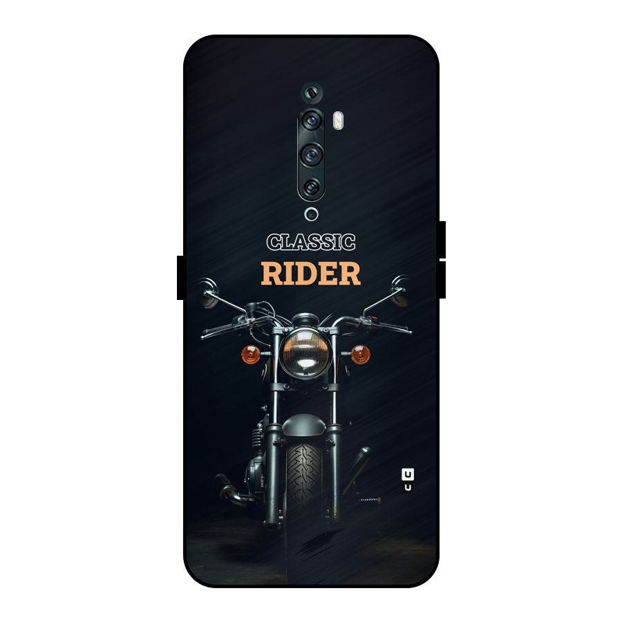 Classic RIder Metal Back Case for Oppo Reno2 Z