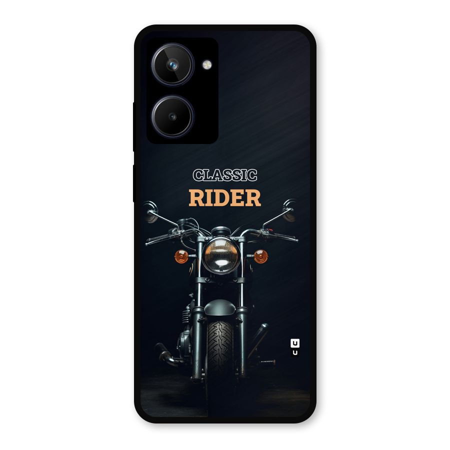 Classic RIder Metal Back Case for Realme 10