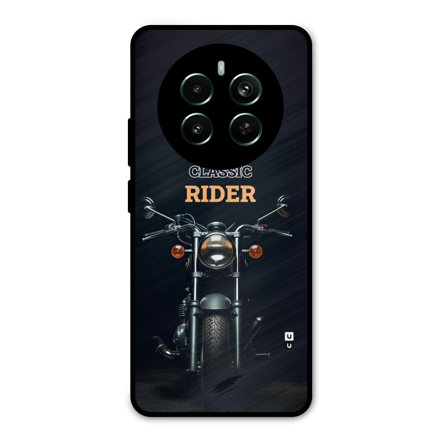 Classic RIder Metal Back Case for Realme 12 Plus