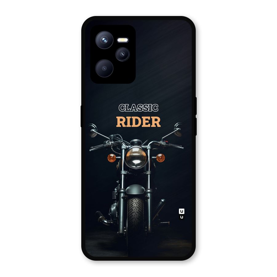 Classic RIder Metal Back Case for Realme C35