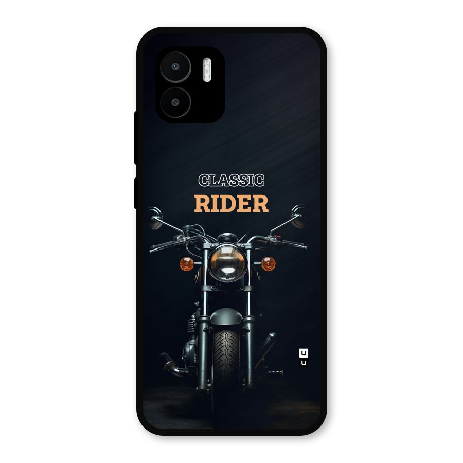 Classic RIder Metal Back Case for Redmi A1