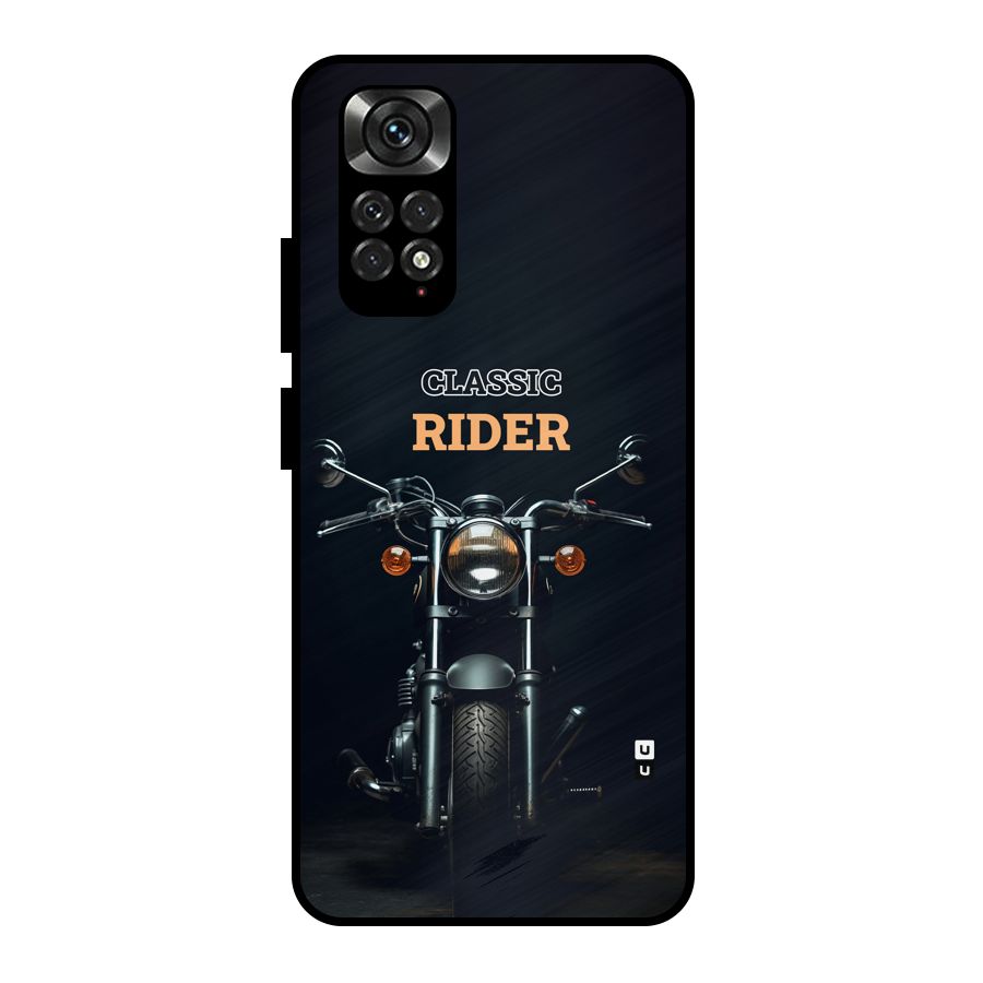 Classic RIder Metal Back Case for Redmi Note 11 Pro