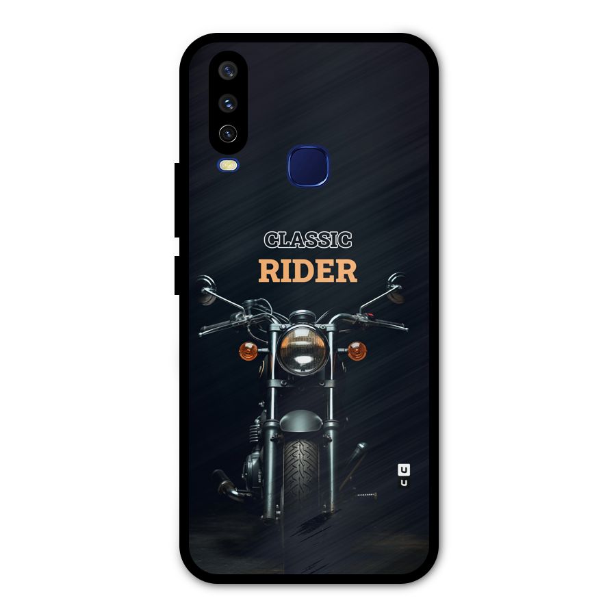 Classic RIder Metal Back Case for Vivo U10