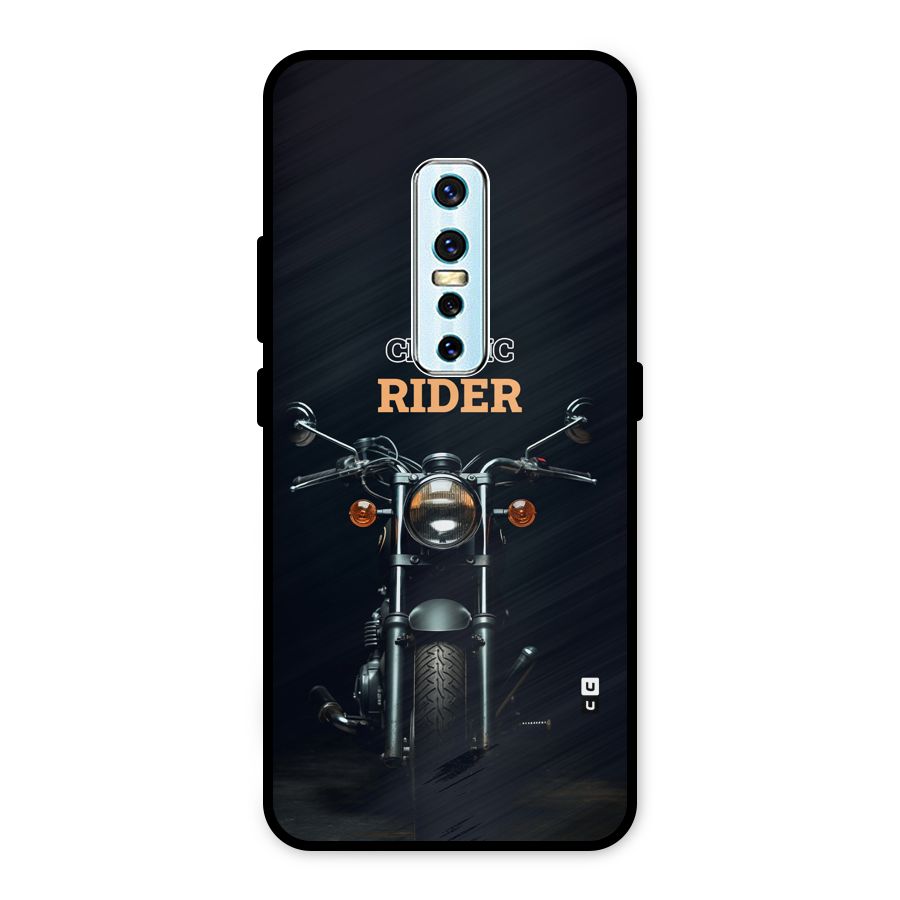 Classic RIder Metal Back Case for Vivo V17 Pro