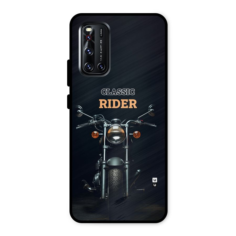 Classic RIder Metal Back Case for Vivo V19