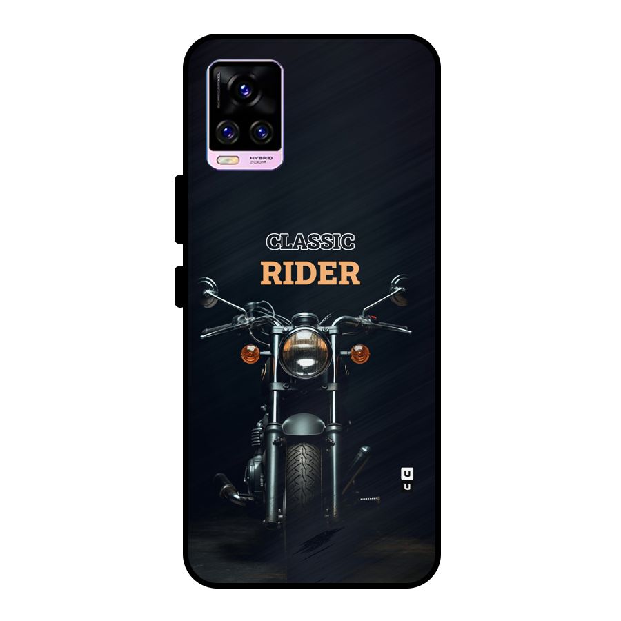 Classic RIder Metal Back Case for Vivo V20 Pro