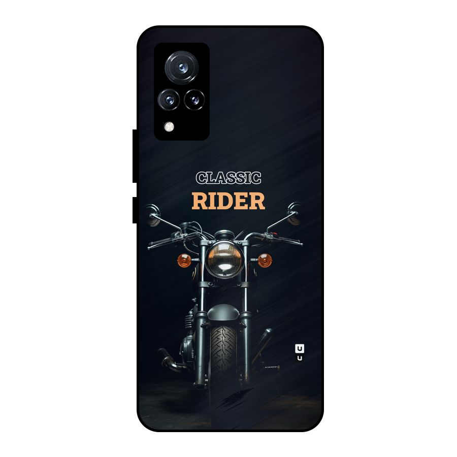 Classic RIder Metal Back Case for Vivo V21 5G