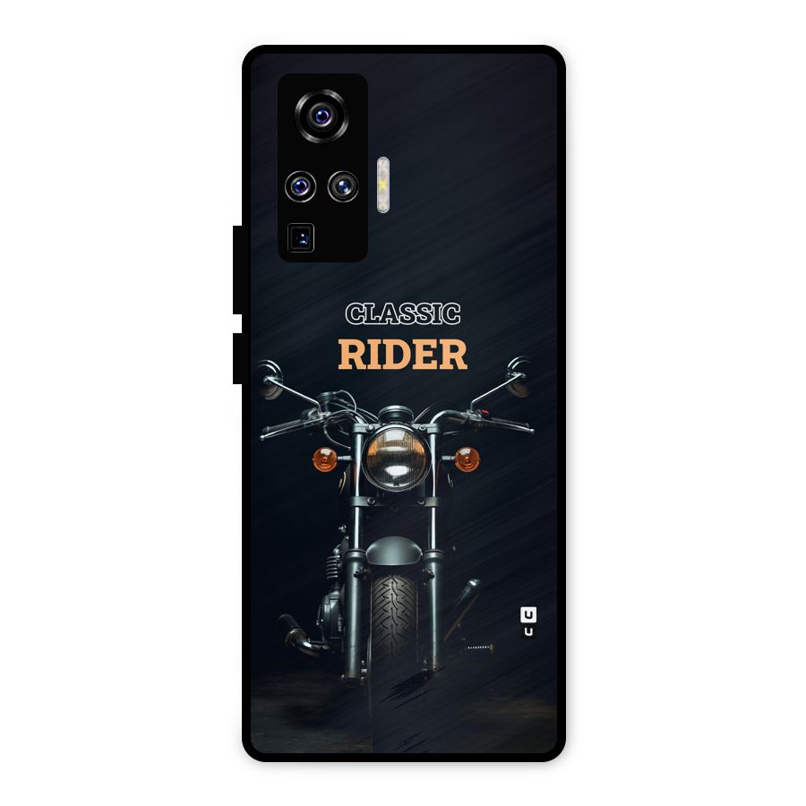 Classic RIder Metal Back Case for Vivo X50 Pro