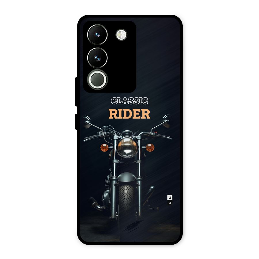 Classic RIder Metal Back Case for Vivo Y200