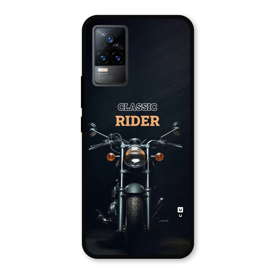 Classic RIder Metal Back Case for Vivo Y73