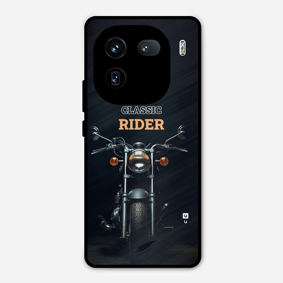 Classic RIder Metal Back Case for iQOO 12