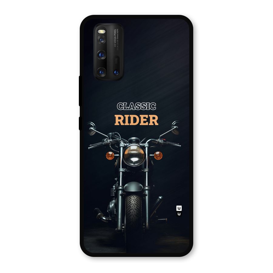 Classic RIder Metal Back Case for iQOO 3
