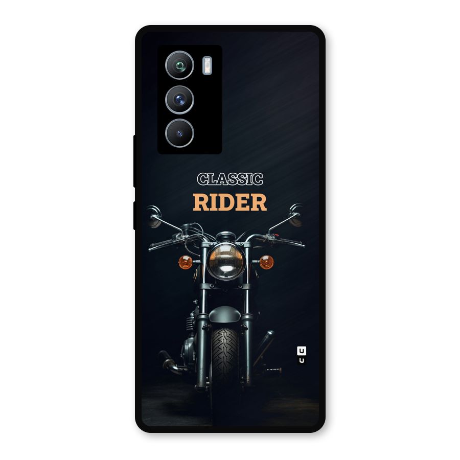 Classic RIder Metal Back Case for iQOO 9 SE