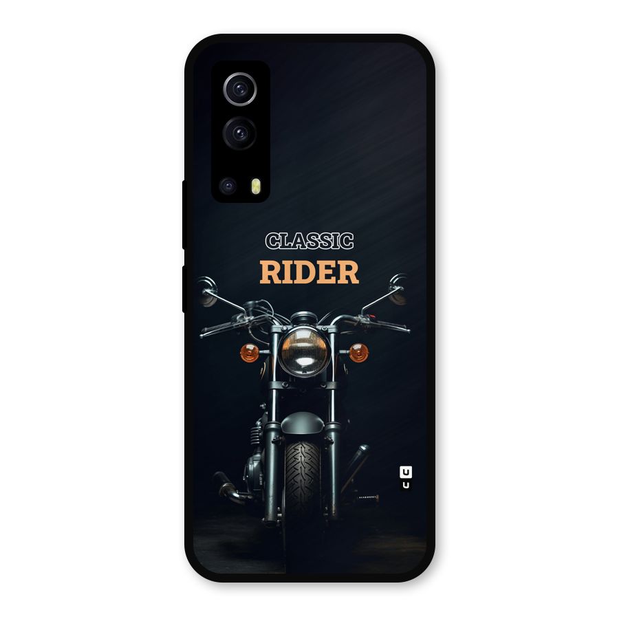 Classic RIder Metal Back Case for iQOO Z3