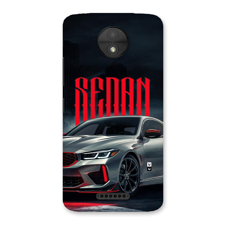 Classic Sedan Back Case for Moto C