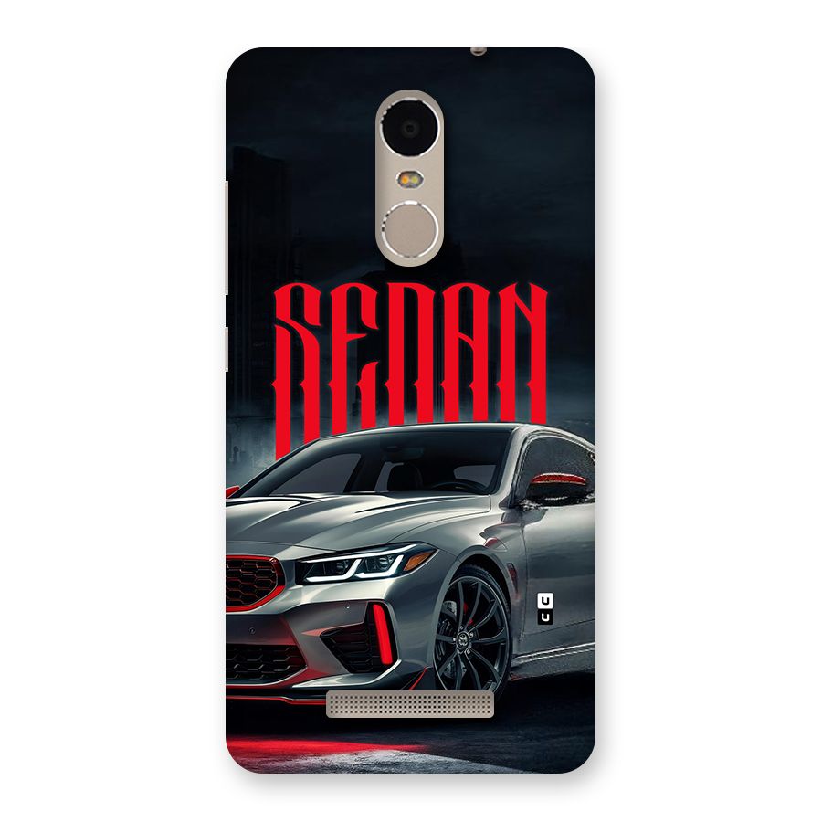 Classic Sedan Back Case for Redmi Note 3