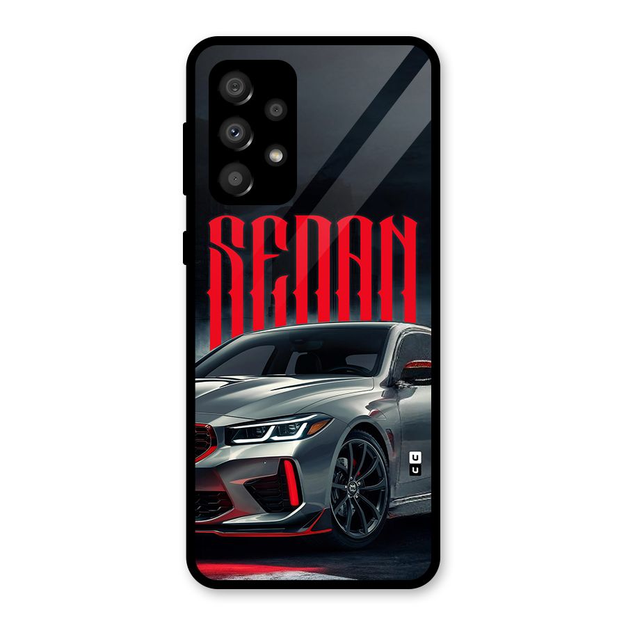 Classic Sedan Glass Back Case for Galaxy A32