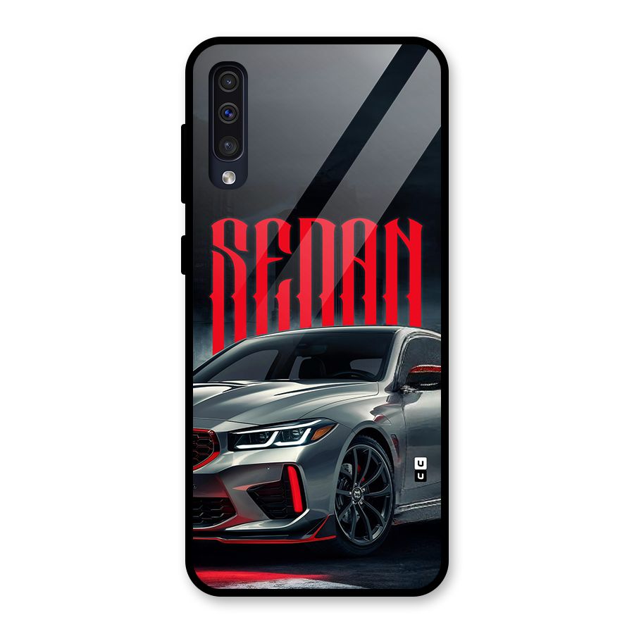 Classic Sedan Glass Back Case for Galaxy A50s