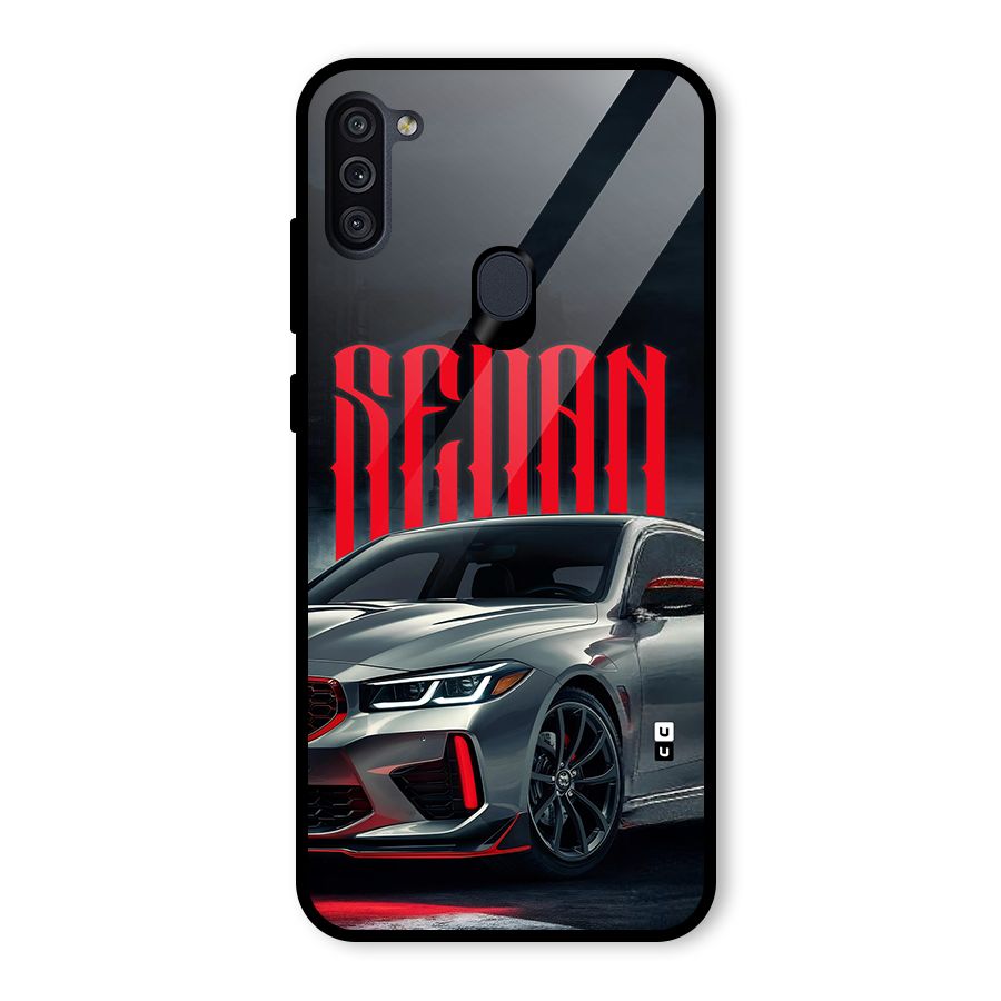 Classic Sedan Glass Back Case for Galaxy M11