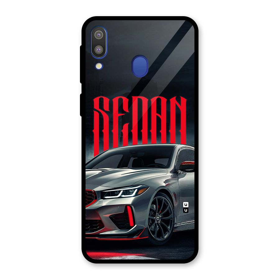 Classic Sedan Glass Back Case for Galaxy M20