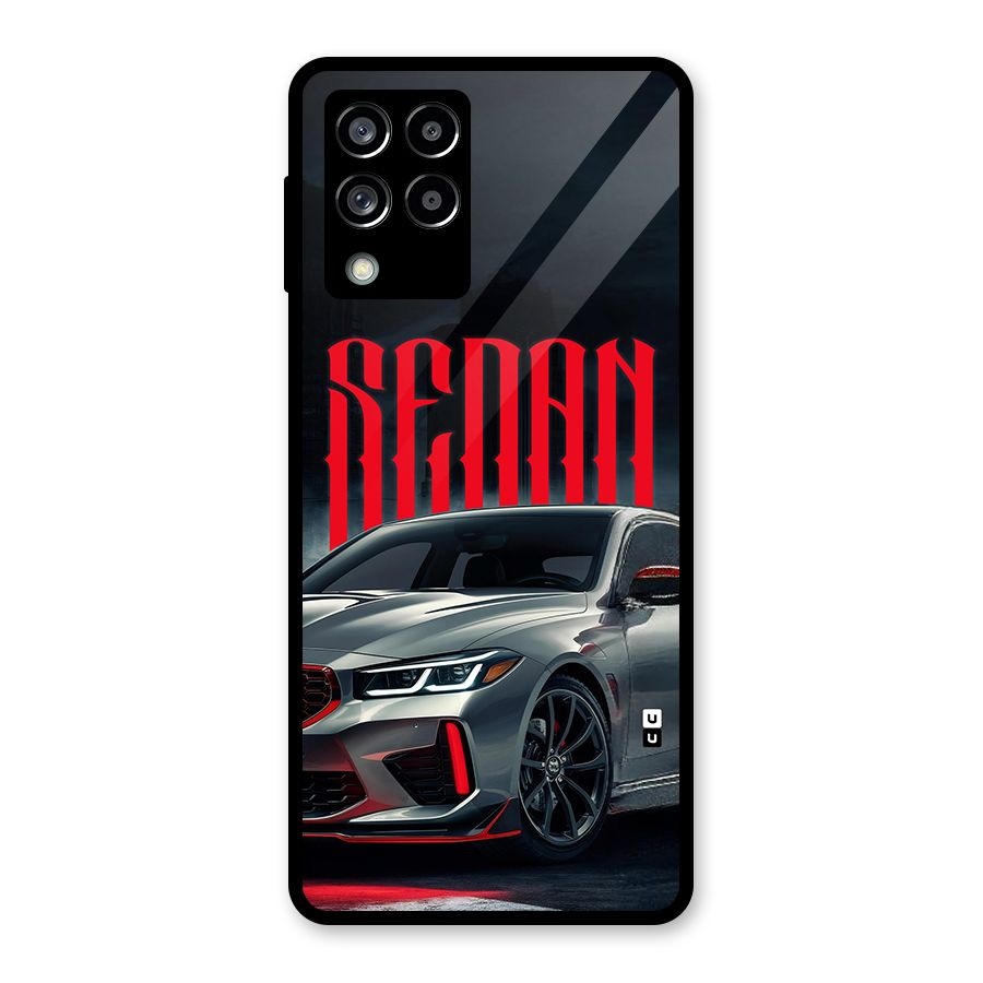 Classic Sedan Glass Back Case for Galaxy M53 5G
