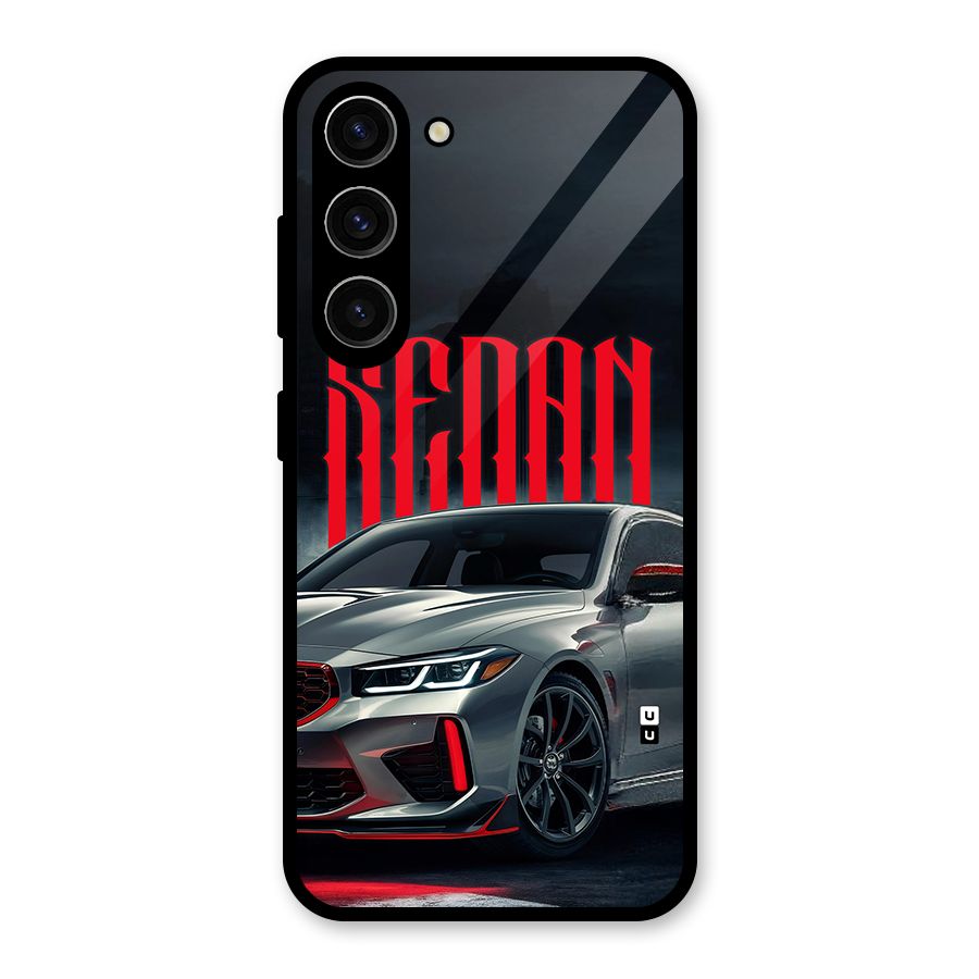 Classic Sedan Glass Back Case for Galaxy S23